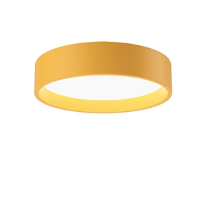 Plafonnier Louis Poulsen LP Circle, Diffuseur Opale Ø45 3000 K, Interrupteur Jaune