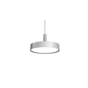 Suspension Louis Poulsen LP Slim Ø25 3000K & Dali Aluminium Brut Foncé