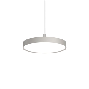 Suspension Louis Poulsen LP Slim Ø44 3000K & Dali Aluminium Brut Foncé