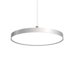 Suspension Louis Poulsen LP Slim Ø68 3000K & Dali Aluminium Brut Foncé
