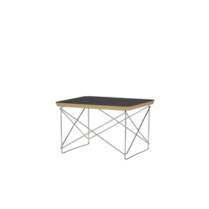 Table de Chevet/table D'appoint Vitra Occasional Table LTR en Stratifié Noir /acier Inoxydable