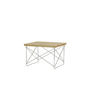 Table de Chevet/table D'appoint Vitra Occasional Table LTR Châtaignier naturel/Acier Inoxydable