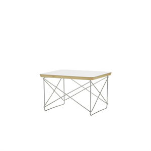 Table de Chevet/table D'appoint Vitra Occasional Table LTR en Stratifié Blanc /acier Inoxydable