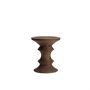 Tabouret Vitra Eames Model C en Noyer Foncé