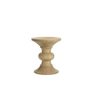 Tabouret Vitra Eames Model B en châtaignier naturel