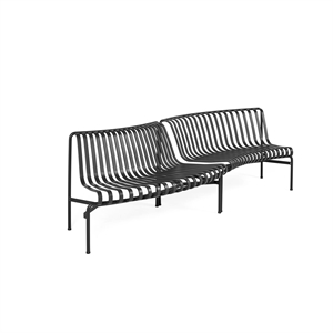 HAY Palissade Park Dining Bench In/Out Ensemble 2 Pcs. Anthracite