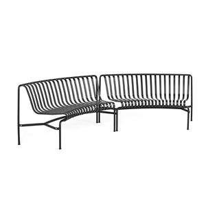 HAY Palissade Park Dining Bench In/In Ensemble 2 Pcs. Anthracite