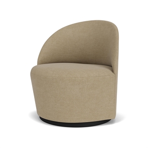 Fauteuil De Salon De Thé Audo Pivotant Beige/Audo Bouclé
