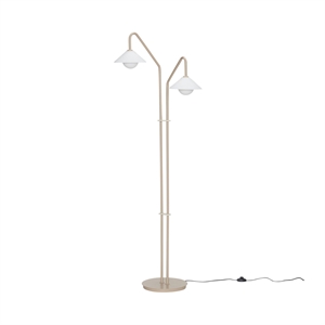 Hübsch Como Lampadaire Beige