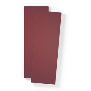 Étagère pour Grand Meuble à 2 Portes, Lot de 2, Couleur Bordeaux