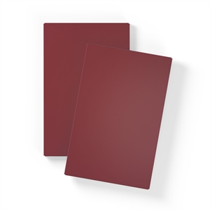 Étagère pour Grand Meuble à 1 Porte, Lot de 2, Couleur Bordeaux