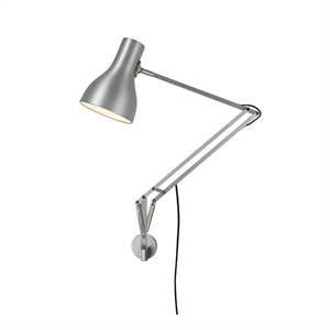Anglepoise Type 75 Lampe avec Support Au Mur Silver Lustre