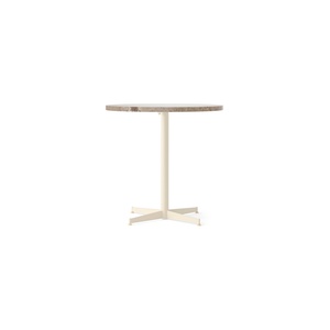 Table à Manger Audo Nook Ø80 ivoire/Kunis Breccia