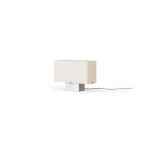 Audo Nonna Lampe à Poser H24 Aluminium Brossé/Sable