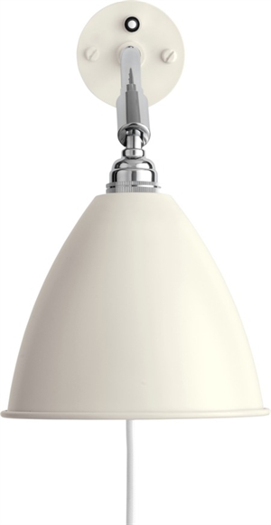 GUBI Bestlite BL7 Applique Murale Chrome/ Blanc Mat