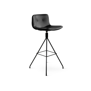Tabouret de Bar Pivotant Haut Primum de Bent Hansen, Noir/ Zenso 3 207