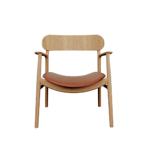 Fauteuil Asger de Bent Hansen, Chêne Légèrement huilé/Zenso 3 223