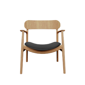 Fauteuil Asger de Bent Hansen, Chêne Légèrement huilé/Zenso 3 207