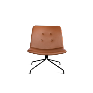 Bent Hansen Primum Fauteuil Noir/Adrian Cognac