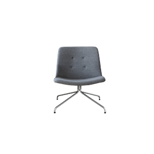 Fauteuil Primum de Bent Hansen en Acier inoxydable/Hallingdal 65-116