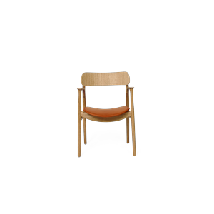 Chaise de Salle à Manger Asger de Bent Hansen, Chêne Légèrement huilé/Zenso 3 223