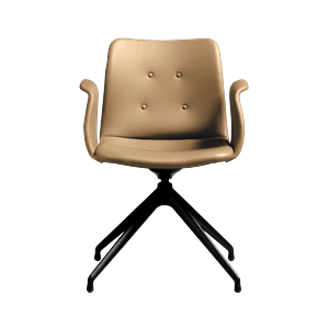 Chaise de Salle à Manger 4 Étoiles Primum de Bent Hansen, Noir/ Zenso 3 261