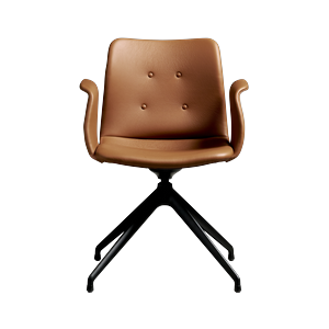 Chaise de Salle à Manger 4 Étoiles Primum de Bent Hansen, Noir/ Zenso 3 223