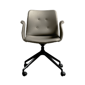 Chaise de Salle à Manger 4 Étoiles Bent Hansen Primum à Roulettes , Noir/ Zenso 3 214