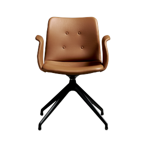 Chaise de Salle à Manger Pivotante 4 Étoiles Bent Hansen Primum, Noir/ Zenso 3 223
