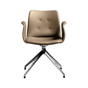 Chaise de Salle à Manger Pivotante 4 Étoiles Primum de Bent Hansen, Acier poli/Zenso 3 228