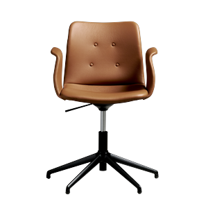 Chaise pivotante 5 étoiles Bent Hansen Primum avec siège pivotant Noir/ Zenso 3 223