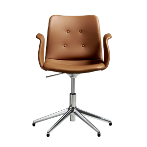 Chaise Pivotante 5 Étoiles Bent Hansen Primum avec Pivot en Acier poli/Zenso 3 223