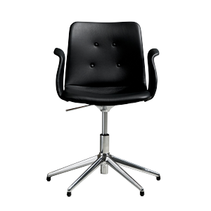Chaise Pivotante 5 Étoiles Bent Hansen Primum avec Pivot en Acier poli/Zenso 3 207