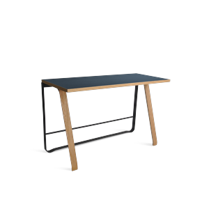 Bureau Hemingway de Bent Hansen avec Port USB Bleu/ Chêne