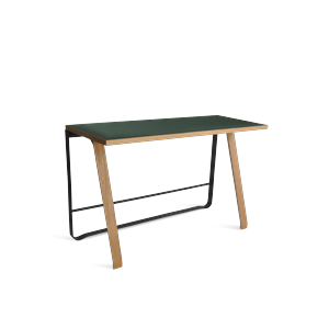 Bureau Hemingway de Bent Hansen avec Port USB Vert/ Chêne