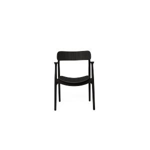 Chaise de Salle à Manger Asger de Bent Hansen en Chêne Laqué Noir
