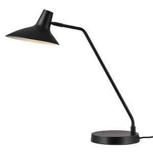 Lampe à poser Darci Noir, design pour le public