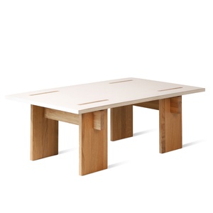 Eberhart Arnold Table Basse Béton Clair/Chêne Clair - Édition Limitée