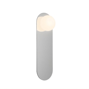 Estiluz Circ Applique Murale avec Miroir Medium Gris