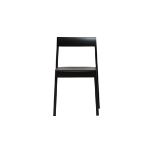 Form & Refine Blueprint Chaise de Table à Manger Chêne Teinté Noir