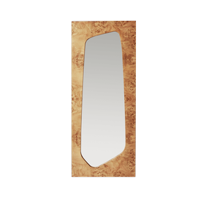 Miroir Folia Ferm Living H135 en Bois de Racine Naturel
