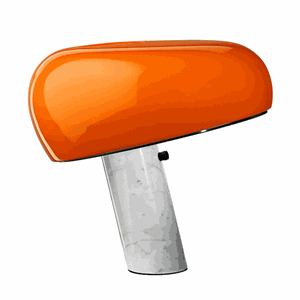 Flos Snoopy Lampe à Poser Orange Limited Edition
