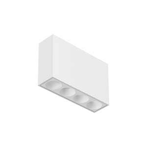 Flos Light Shadow Surface Plafonnier 4 Spots Blanc