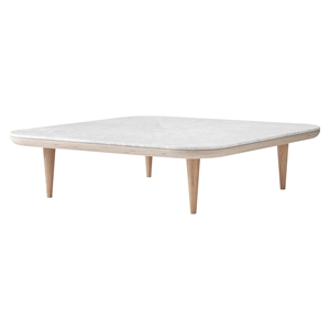 &Tradition Fly SC11 Table Basse Chêne Huilé Blanc/Bianco Carrara