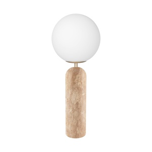 Lampe à Poser Torrano en Travertin Beige de Globen Lighting