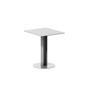 +Halle HEB 03 Table de Jardin H73xL70 Gris Métallisé