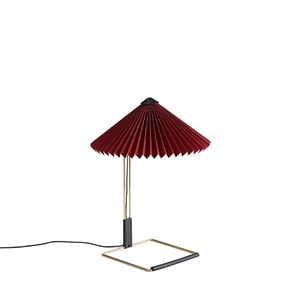 HAY Matin Lampe à Poser Petit Dark Red