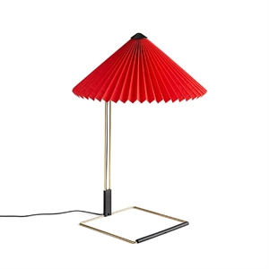 HAY Matin Lampe à Poser Medium Rouge