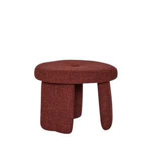 Pouf Hübsch Rocco Rouge