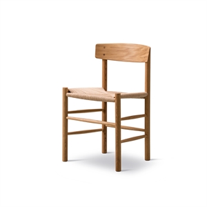 Fredericia Furniture Mogensen J39 Chaise de Table à Manger Chêne Huilé/fil de Papier